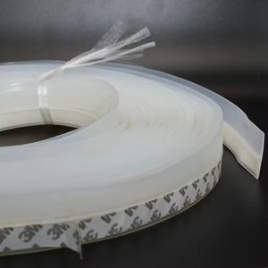 Poeira Proof Draft Stopper Transparente Janela Silicone Seal Strips Door Bottom Seal Strip para Shower Door Glass joint bas de porte - Product Image 3