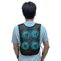 Gilet de refroidissement semi-conducteur portable pour l'extérieur avec moteur sans balais à faible bruit