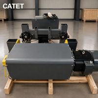 Palans à câble à double poutre de 20 tonnes à faible bruit et faible hauteur de levage, conformes à la norme A5, utilisés pour le levage de marchandises dans les grands entrepôts