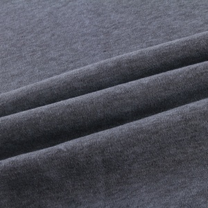 Super suave de punto <span class=keywords><strong>gris</strong></span> hilado <span class=keywords><strong>color</strong></span> mezcla de terry tela de lana para La Sudadera con capucha - Product Image 2