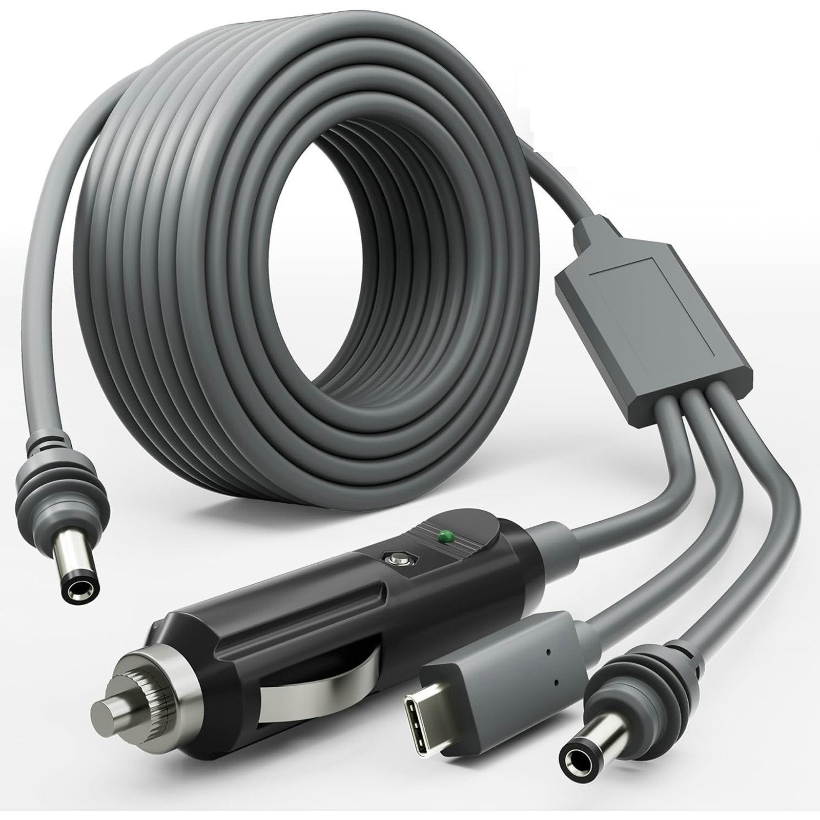 3-в-1 Starlink мини-кабель питания 18AWG DC USB C ПВХ куртка Сделано из чистой меди совместимый кабель питания для камеры автомобиля