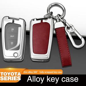 Für Leder Autos chl üssel abdeckungen Toyota Fashion Zink legierung Neue Innovationen Guter Preis Luxus Autos chl üssel abdeckung - Product Image 4