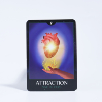 Jeu de cartes de tarot Oracle personnalisées Impression de cartes de conception propre Affirmation Cartes de tarot personnalisées