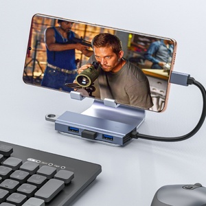Adaptador USB C a 4 Puertos USB 3.0 para <span class=keywords><strong>Mac</strong></span> Pro, <span class=keywords><strong>iMac</strong></span>, iPad Pro, Chromebook, Pixelbook, Steam - Product Image 6