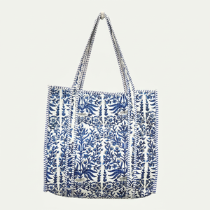 Sac fourre-tout en toile brodé de fleurs bohèmes, ouvert en dessus, pour femmes, sac de shopping, utilisable toute l'année - Product Image 1