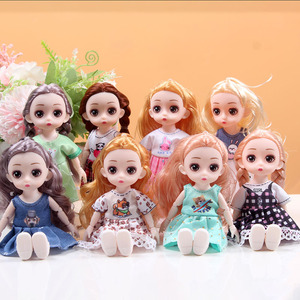 Muñeca Princesa Articulada de 17cm, Estilo Nuevo, con Vestido, para Niñas, en Caja de Regalo, para Jugar y Regalar a Niños - Product Image 1