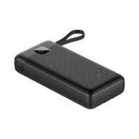 Batterie externe ultra-fine haute capacité 20000 mAh avec double port USB Type-C PD à charge rapide, affichage numérique de la batterie, prise personnalisée OEM