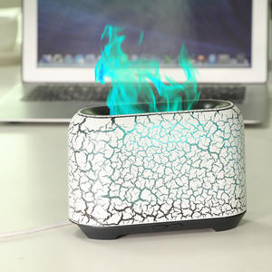 Diffuseur d'arômes 3D à effet de flamme créatif, 150 ml, humidificateur USB, utilisation domestique, lumière colorée, mini flamme - Product Image 1