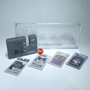 Affichage magnétique acrylique personnalisé SHP Factory 2019 POKEMON S & MF.A. Carte CHARIZARD GXHIDDEN FATES pour <span class=keywords><strong>Psa</strong></span> CGC Graded Card Protect - Product Image 3