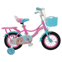 Vélo à pédales HyPod pour filles de 6 à 8 ans, cadre en acier rose, jantes en alliage d'aluminium, vitesse unique