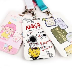 Porta Tarjetas de Identificación Rígido con Diseño Personalizado, Porta Tarjetas de Plástico Impreso con Cordón y Logotipo Personalizado - Product Image 2