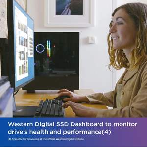 WD Blue 500GB SN580 NVMe Internal SSD Gen4 X4 PCIe 16Gb/s M.<span class=keywords><strong>2</strong></span> 2280 Kecepatan Baca 4000 MB/s Port Ekspansi SATA Desktop Baru - Product Image 4