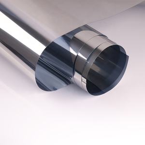 ฟิล์มติดกระจกสีเงิน VLT 5% /15%/35% ฟิล์มกระจกเงาสีเงินสำหรับบ้าน ฟิล์มกรองแสงบ้าน - Product Image 1