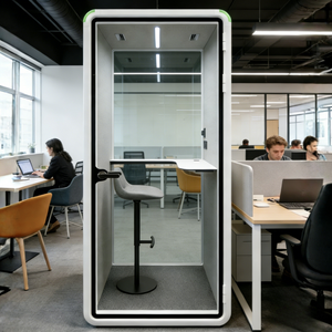 Cabine téléphonique de bureau insonorisée moderne pour une seule personne |   Cabine acoustique écologique pour bureau, bureau à domicile, appels privés - Product Image 5