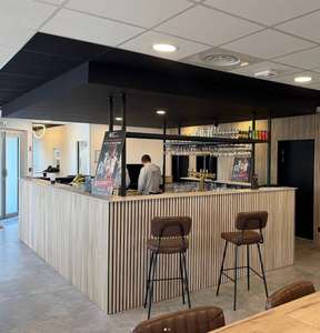 ألواح جدارية خشبية صلبة جميلة وعصرية من خشب الباولونيا لعام <span class=keywords><strong>2026</strong></span>، ديكور فندقي ومنزلي فاخر، قوالب متينة - Product Image 4