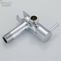 Ensemble de robinets de douche Shattaf Bidet en laiton poli A019 finition chromée robinet de salle de bain Jet souple pour ablution de toilette