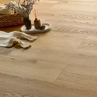Clase 33 32 Tecnología alemana Alto brillo 100% Impermeable HDF Parquet en relieve Madera Spc PVC Baldosas Pisos laminados