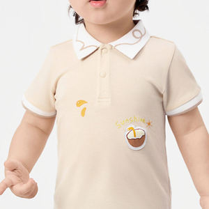 Camiseta de Manga Corta para Niños, Cuello Polo, Logotipo Personalizable, Camiseta de Verano Delgada, Camisa con Solapa para Niños, Nuevo Estilo - Product Image 4