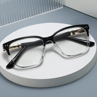 Finewell 60031 Vente en gros Nouvelles lunettes pour hommes TR9 Lunettes optiques bloquant la lumière bleue Cadre carré Design Lunettes Logo personnalisé