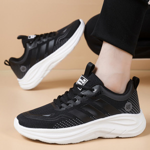 Zapatos informales para parejas, de malla de seda helada, transpirables, de alta elasticidad, con suela suave, combinables con todo, a la moda, para estudiantes de secundaria - Product Image 3