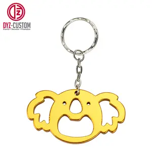 Cartoon Animal Kangaroo Koala Metal Bottle Opener Keychain Aluminum Alloy Keychains