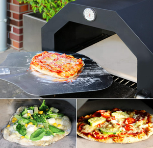Griglia a Carbone per Esterni con Camino, Forno per Pizza a <span class=keywords><strong>Legna</strong></span> per Patio e Giardino - Product Image 4