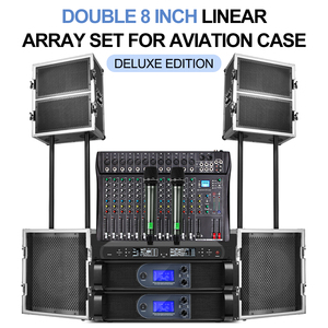 Sistema de Sonido Profesional Biner Ls8 Dual de 8 Pulgadas con Potencia de 750w+750w, Amplificadores y Altavoces Ls8-d Profesional Dual de 8 Pulgadas - Product Image 3