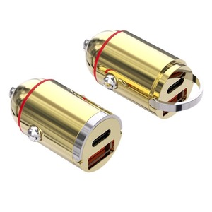 ที่ชาร์จในรถยนต์ 100W PD ชาร์จเร็ว 12-24V พอร์ต USB คู่ อะแดปเตอร์ที่จุดบุหรี่พร้อมห่วงดึงแบบซ่อน - Product Image 1