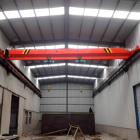 Grúa Puente Monoviga Directa de Fábrica, 10 Toneladas, 5 Toneladas, Altura de Elevación Personalizable, Grúa de Taller