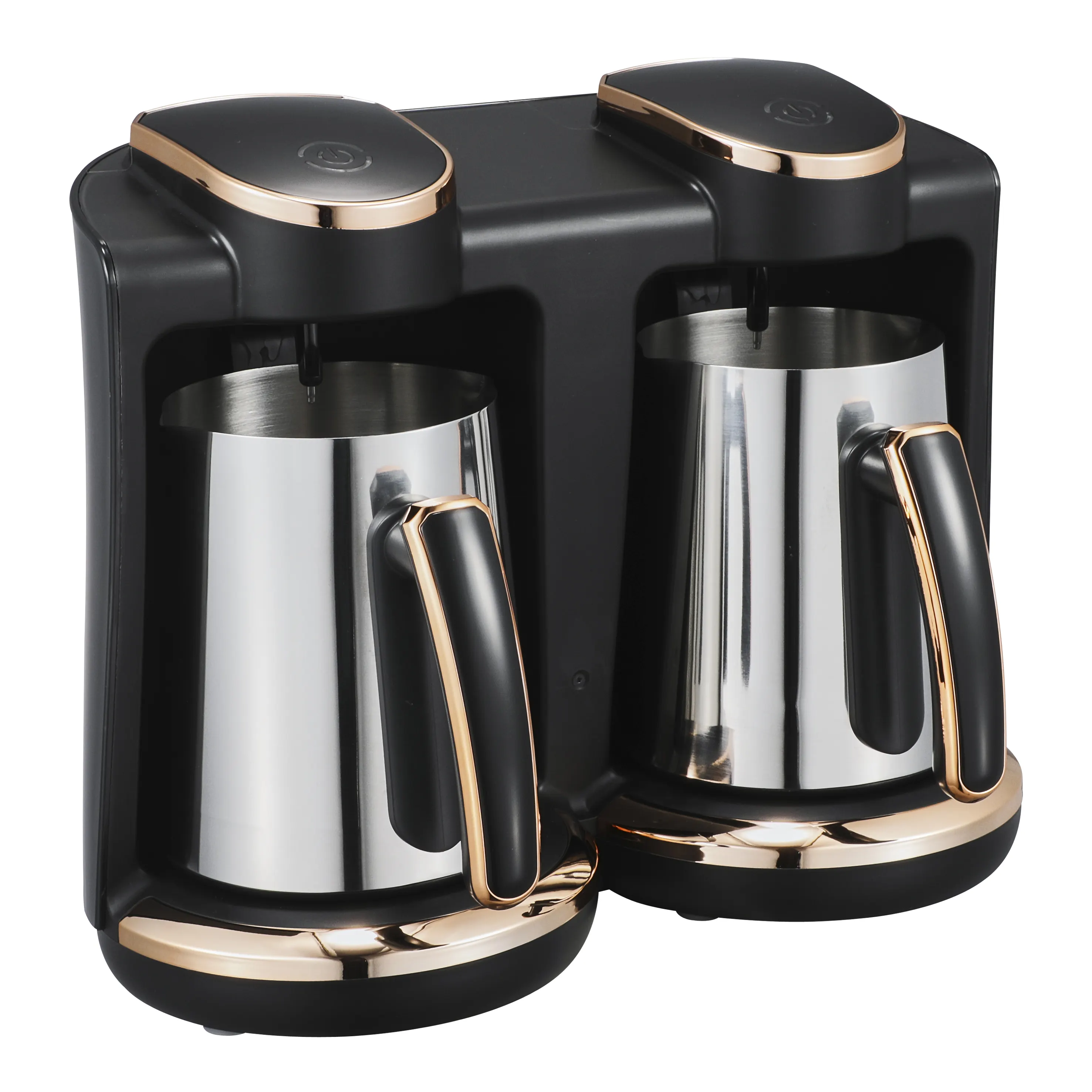 LEAZO Personalizado Máquina De Café Elétrica Máquina De Café De Aço Inoxidável 2 Xícara De Máquina De Cafeteira Turca Cafeteira