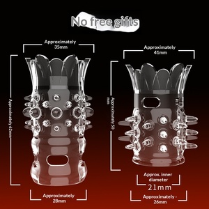 Pleasure Double Lotus Wolf Tooth Kondome Erwachsenen-Sexspielzeug für Männer Physische Ejakulationskontrolle Vorspiel 2 Stück/Box - Product Image 6