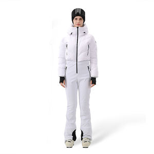 Combinaison de ski hiver 2026 FLSKI pour femme, coupe ajustée, coupe-vent et chaude, respirante, grande taille, une pièce, pour sports de plein air - Product Image 1