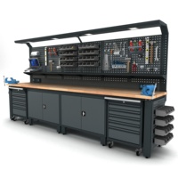 Proline Plus+ Combo 3701 Banc de travail en métal pour travaux lourds, ligne premium par un fabricant turc