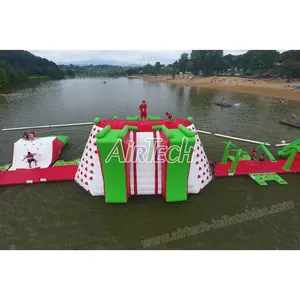 Super emocionante adultos inflable parque de agua juguete <span class=keywords><strong>gigante</strong></span> inflable isla flotante - Product Image 4