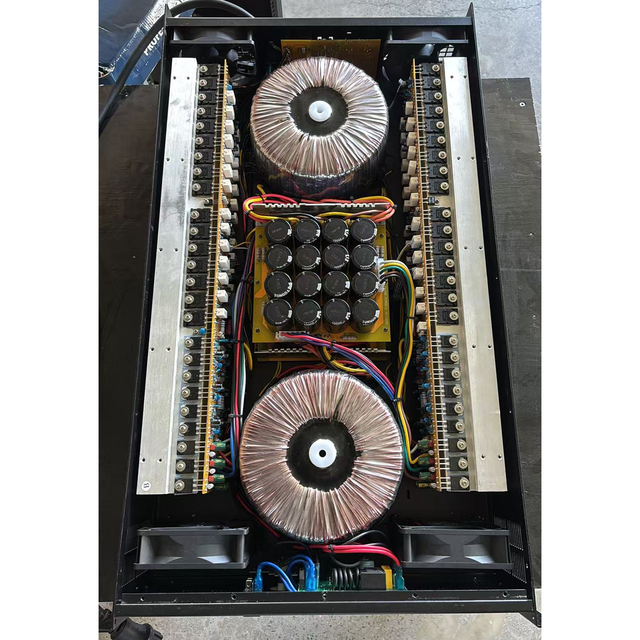 High Power 2 Channel 3500W Class H Professional Power Amplifier Double Toroidal Transformer Audio Amp for Stage Church KTV