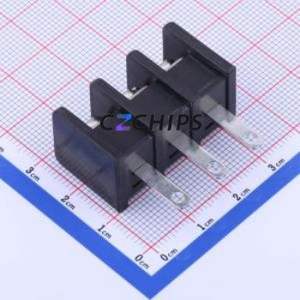 DBT30H-10.0-3P-BK-P Barrier Terminal Block Through hole Component (THT),P=10mm Connector Two Sides 10mm 1x3P Straight Pin - Product Image 2