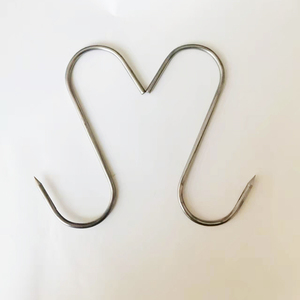 BPA Free Chế Biến Thịt Chất Lượng Cao Đồ Tể Móc Phẳng Nồi Móc Thịt Móc Treo Thép Không Gỉ - Product Image 3