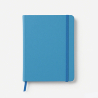 Best Pocket Small Travel Notebook Geprägtes Logo PVC Leder Stoff bezug Gebundene Notizbücher Anpassbar