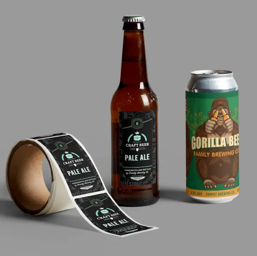 Printed Customized PVC Heat shrink beer beverage Sleeves Labels,shrinking Plastic Sleeve For PET Bottles shrink band