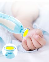 Coupe-ongles électrique pour bébé pas cher et personnalisé - 6 en 1 - Lime à ongles pour bébé - Kit de toilettage pour nourrissons - Ensemble de manucure pour tout-petits ou adultes
