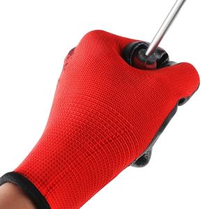 OEM EPI Bonne Qualité Sécurité Luva 13G Polyester Tricoté Poignée Industrielle Enduit de Nitrile Travail Rubbet Construction Gant Guantes - Product Image 6