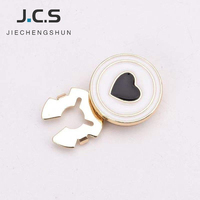 Cache-boutons fantaisie personnalisés en strass pour chemise, motif floral, à clipser sur les boutons existants