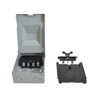 Interrupteur de déconnexion AC bipolaire BAREP CULus 60A 240VAC, type 3R, boîte métallique extérieure extractible 3HP