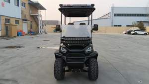 Voiturette de golf électrique 4 roues motrices 3000W 4 places, prix compétitifs, chinoise, pour la chasse, batterie au plomb-acide, certifiée CE, autonomie 80-100km - Product Image 4