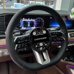 <span class=keywords><strong>Volante</strong></span> Personalizado para Mercedes Benz <span class=keywords><strong>AMG</strong></span> W204 W205 W212 W213 W222 W463 Clase A C E G S GLC GLE GLS GLA CLA - Product Image 1