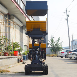 फ्री डिलीवरी गार्डन फार्म मिनी लोडर 1 टन छोटे क्रॉलर डम्पर 500 किलोग्राम 1000 किलोग्राम भार उठाने के कार्य ट्रैक मिनी डम्पर - Product Image 5