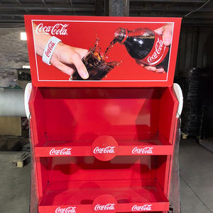 Exhibidor Metálico <span class=keywords><strong>de</strong></span> Bebidas para Supermercado, Exhibidor <span class=keywords><strong>de</strong></span> Piso <span class=keywords><strong>de</strong></span> Múltiples Niveles para Refrescos - Product Image 4