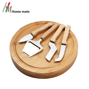 Tablero de madera de Acacia para <span class=keywords><strong>queso</strong></span> y carne, juego versátil con 4 herramientas para <span class=keywords><strong>queso</strong></span> - Product Image 6