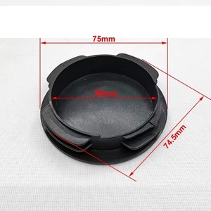 Cubierta de tubo de escape de 75 mm con entrada de 59 mm para Mercedes Benz Smart 450 451 W451 W453, material ABS - Product Image 1