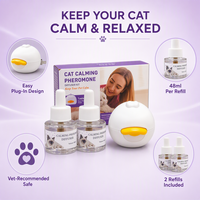 Difusor Calmante para Gatos OEM ODM Personalizado, Reduce Arañazos, Escondidas Zonas, Luchas, Mejora el Sueño, Reduce el Estrés, Amplia Cobertura
